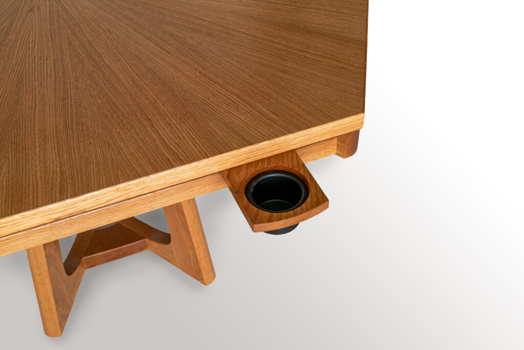 Peercium Game Table with Cup Holder
