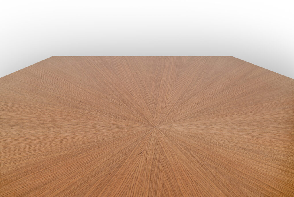 Rift sawn white oak Peercium Game Table top